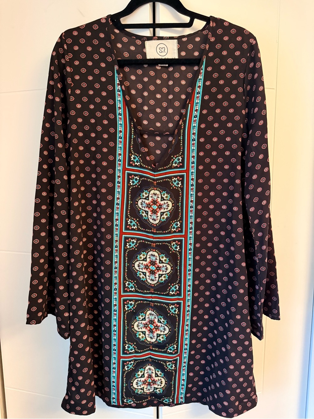 Sloan Rouge Boho Shift Dress